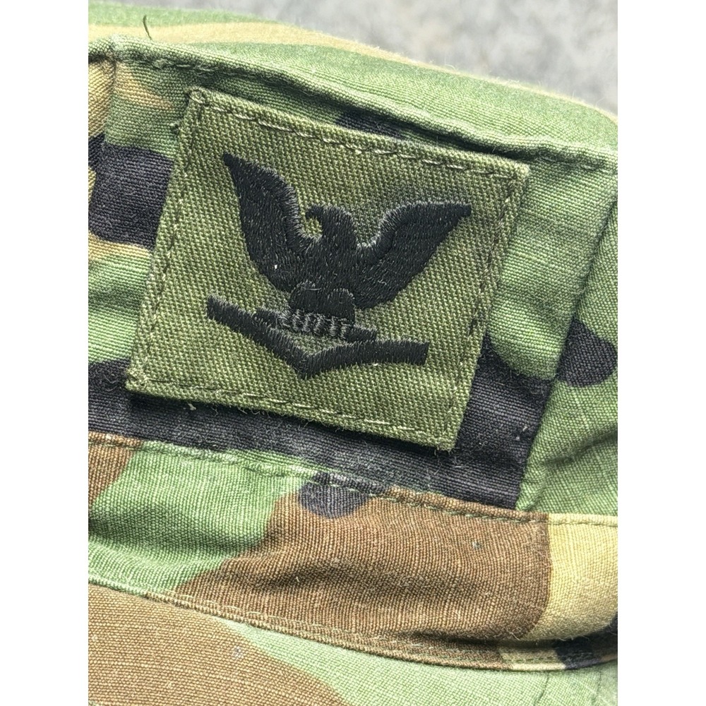 MILITARY HAT PATROL CAP BDU PATTERN‎ US MARINE CORPS SEWN INSIGNIA SIZE Small